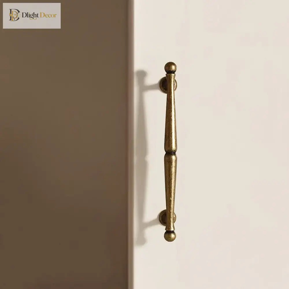 Antique Bronze Wardrobe Door Handles – Zinc Alloy Cabinet Pulls and Drawer Knobs Handles