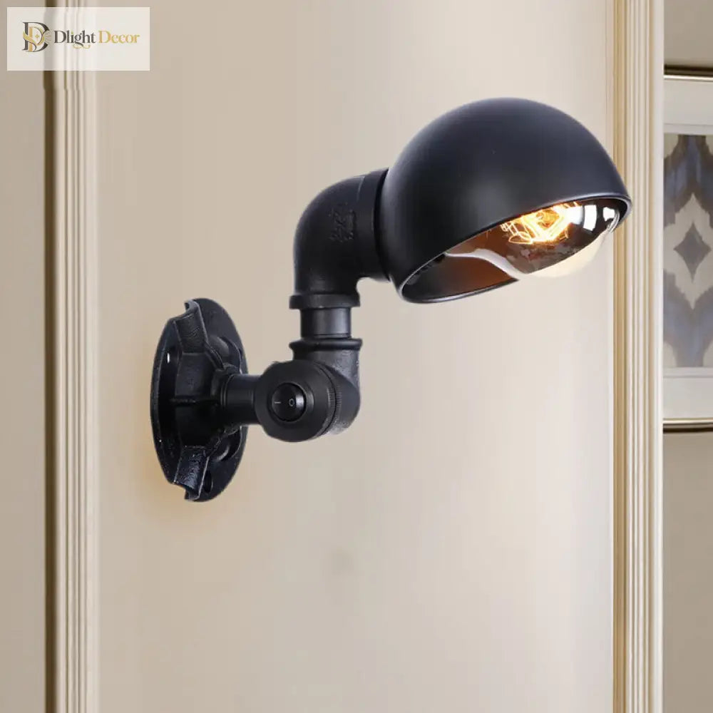 Aria Industrial Chic Sconce: Vintage Charm With Modern Versatility Wall Light