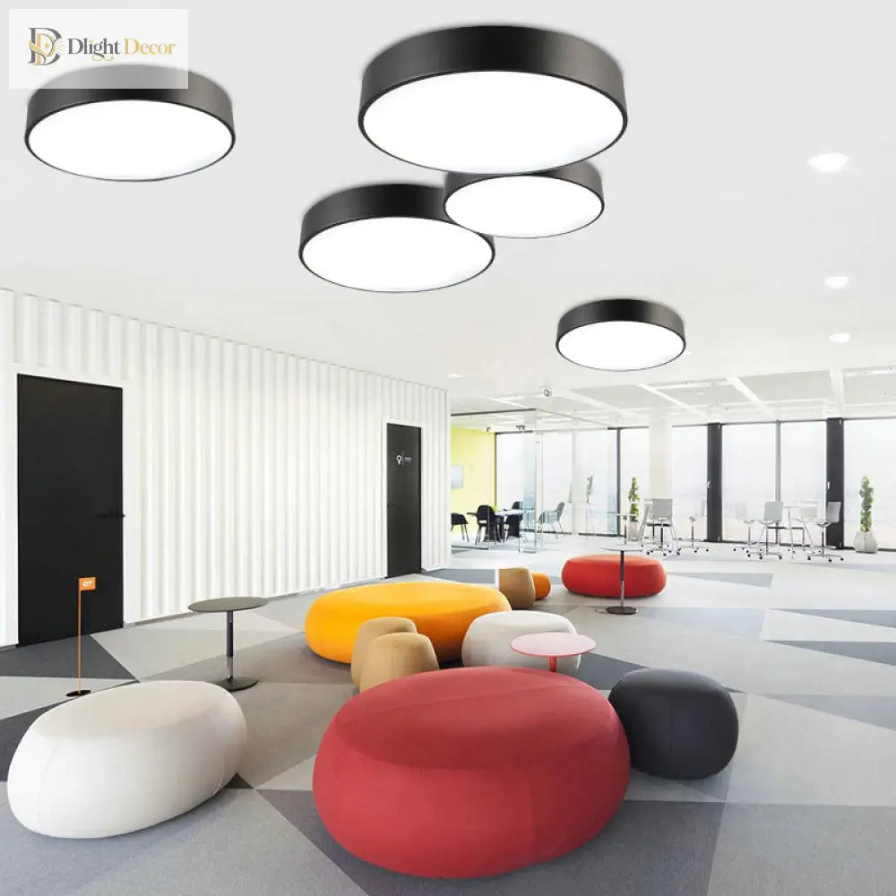 Arianna Modern Flush Mount - Bright & Efficient Led Light For Offices Ceiling