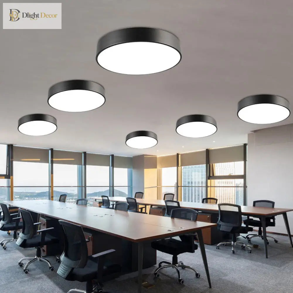 Arianna Modern Flush Mount - Bright & Efficient Led Light For Offices Ceiling