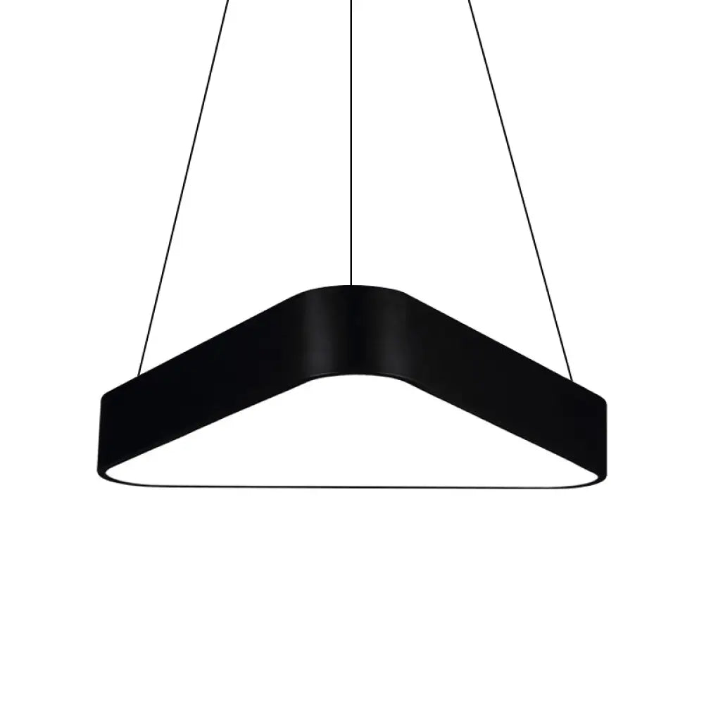 Ariella Modern Triangle Pendant: Light Up Your Space With Style And Warmth