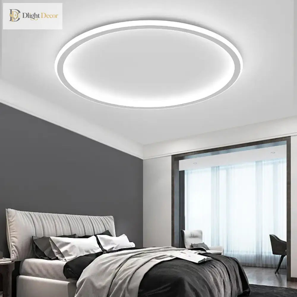 Nordic Minimalist Led Ceiling Light - Perfect For Bedroom Living Room Aisle Study Balcony Circular