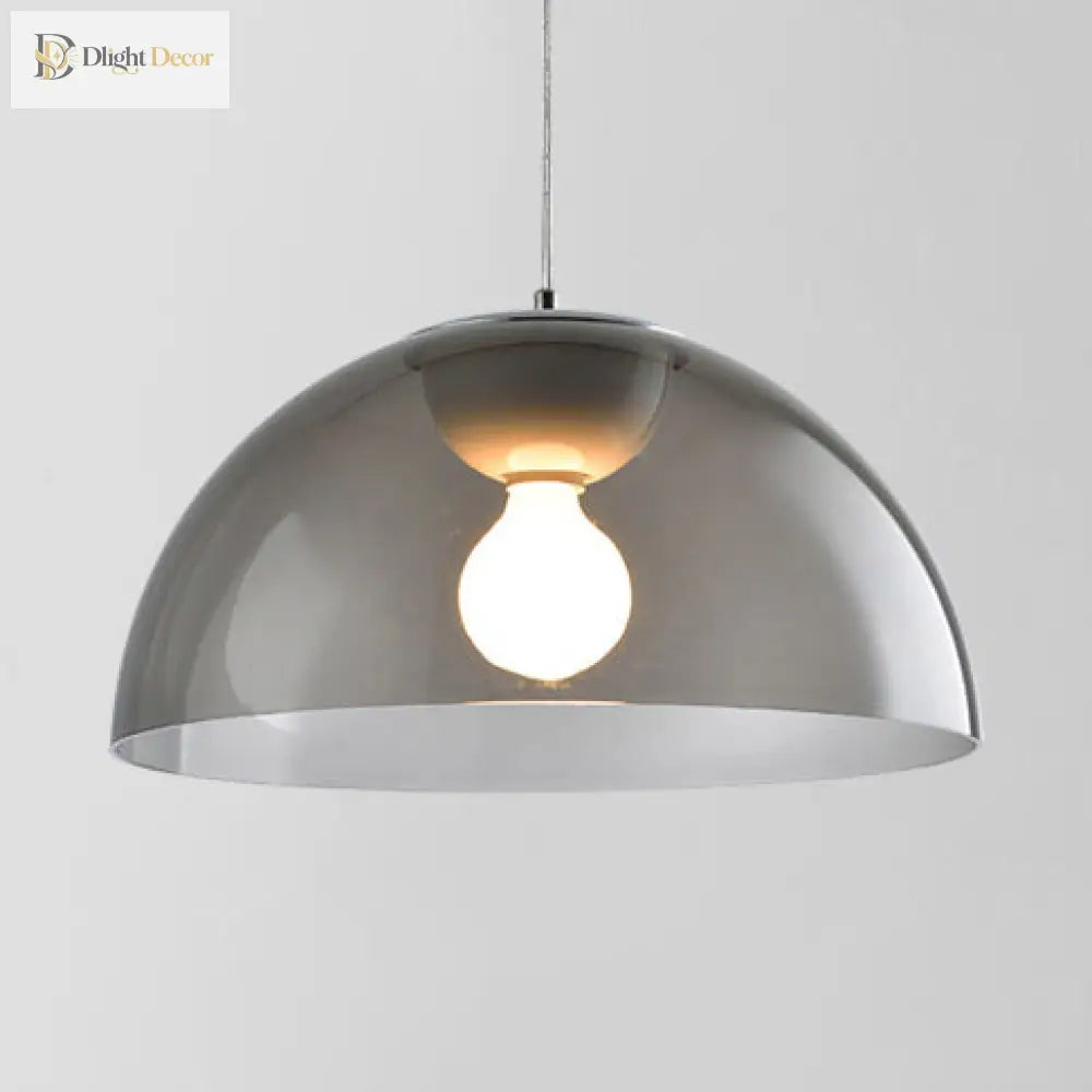 Astrid’s Nordic Dome Pendant Light (Red/Black/White) Lighting