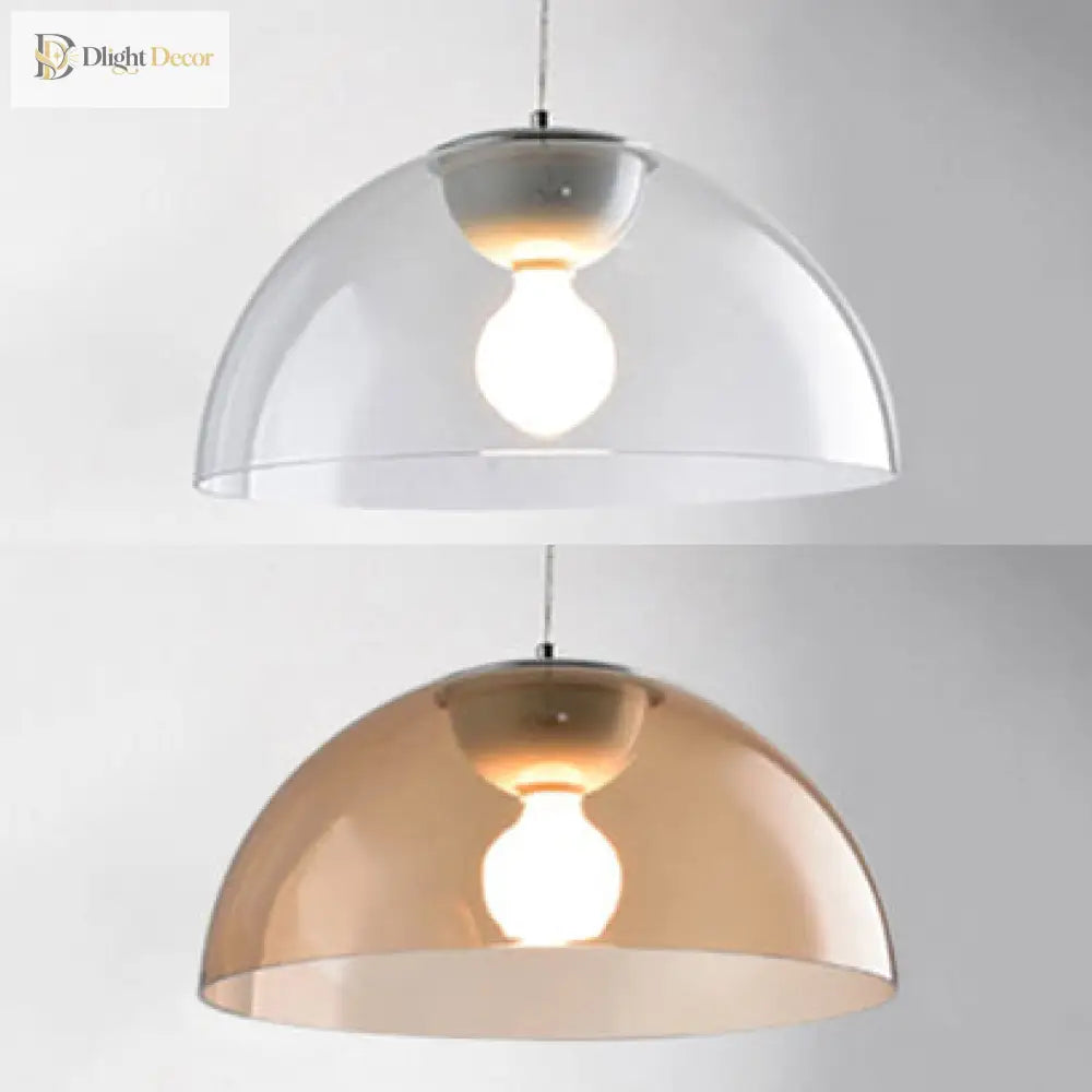 Astrid’s Nordic Dome Pendant Light (Red/Black/White) Lighting
