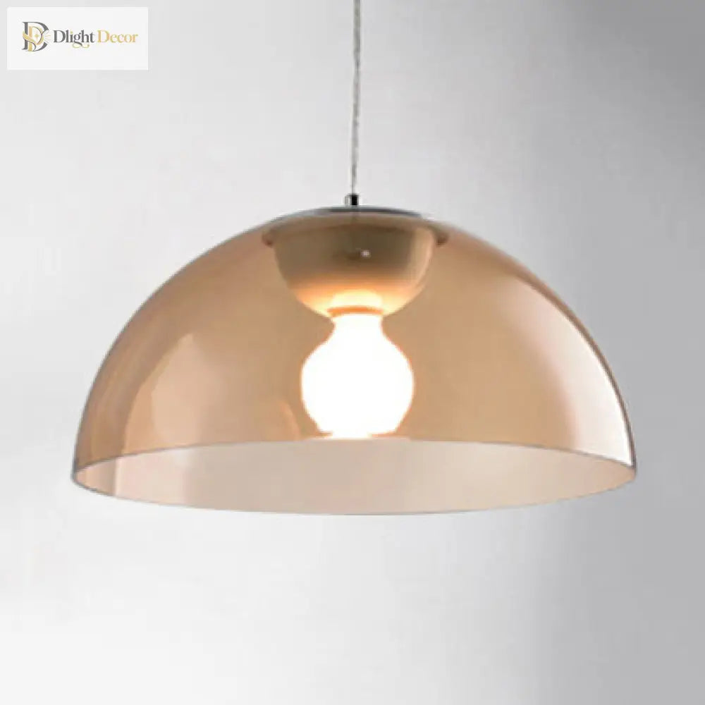 Astrid’s Nordic Dome Pendant Light (Red/Black/White) Lighting