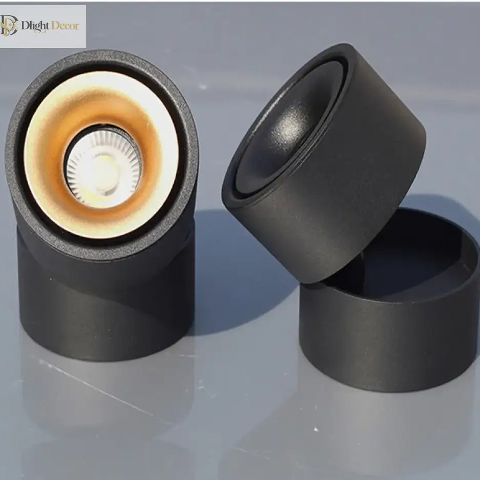 Recessed Led Light Spot - Plafond Downlight With Surface Cob Dimmable Ceiling Lamps In 9W 12W 15W