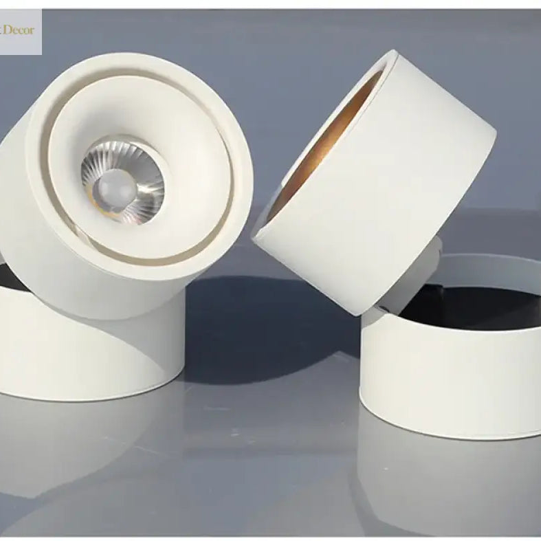 Recessed Led Light Spot - Plafond Downlight With Surface Cob Dimmable Ceiling Lamps In 9W 12W 15W