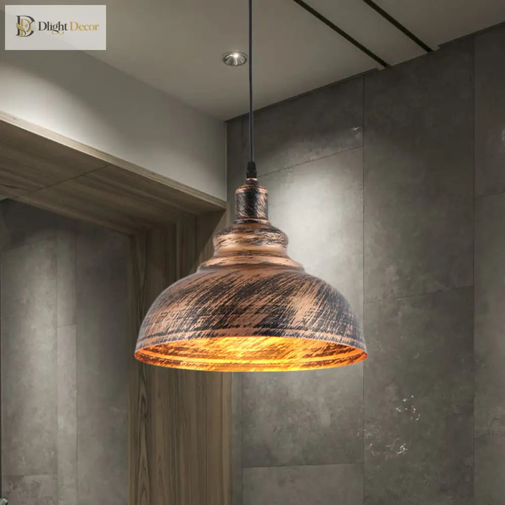 Aubrey Rustic Barn Pendant Lamp - Industrial Charm For Any Space