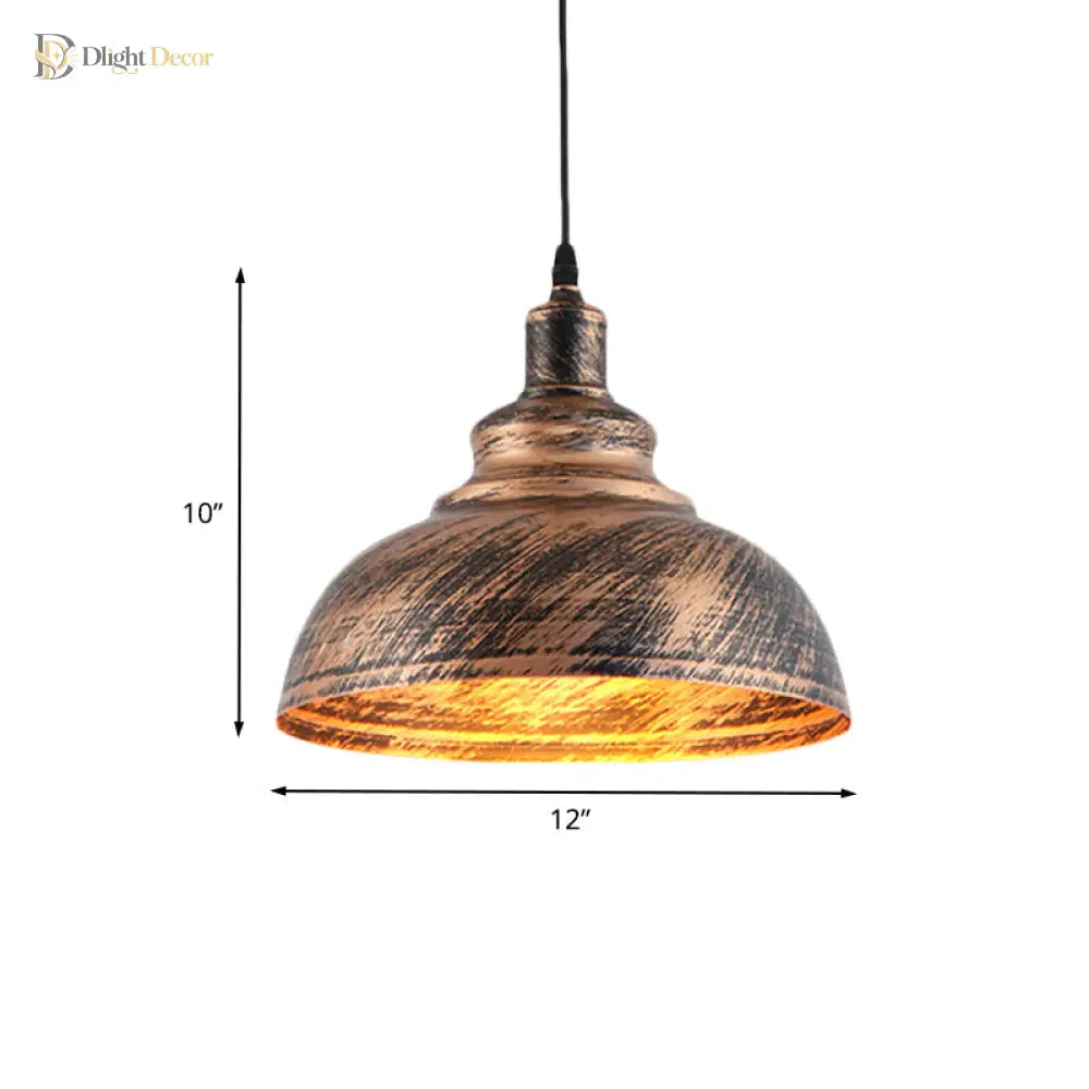 Aubrey Rustic Barn Pendant Lamp - Industrial Charm For Any Space