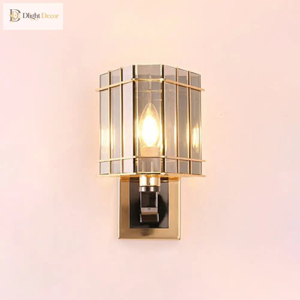 Elevate Your Space With The Luxurious Gold Crystal Wall Sconce