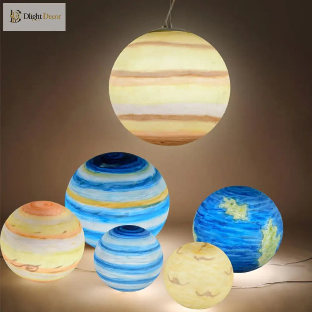 Ava’s Galaxy Nordic Planet Acrylic Pendant Light Ceiling Light