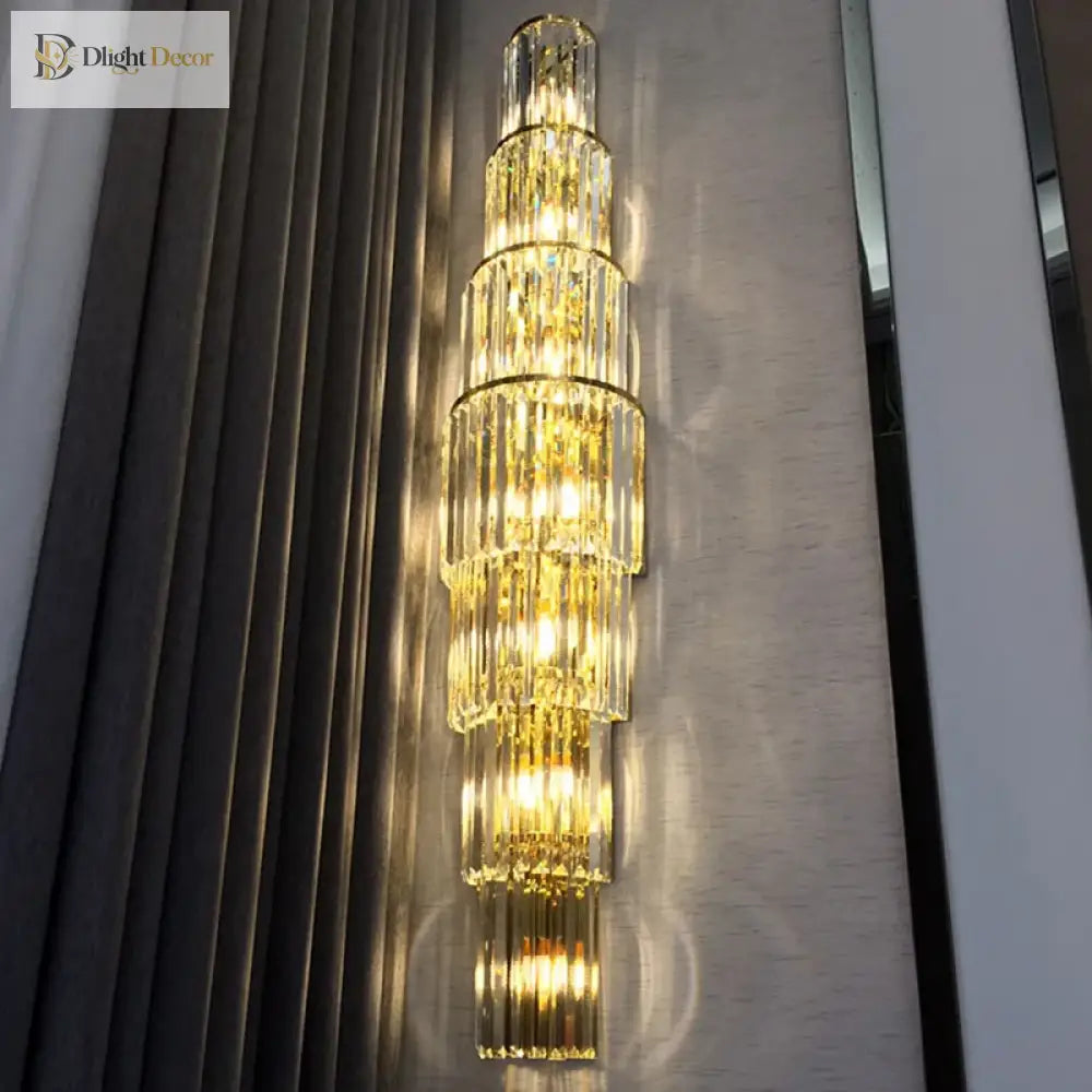 Avery’s Crystal Led Wall Lamp - Simple Elegance For Your Living Spaces Wall Lamp