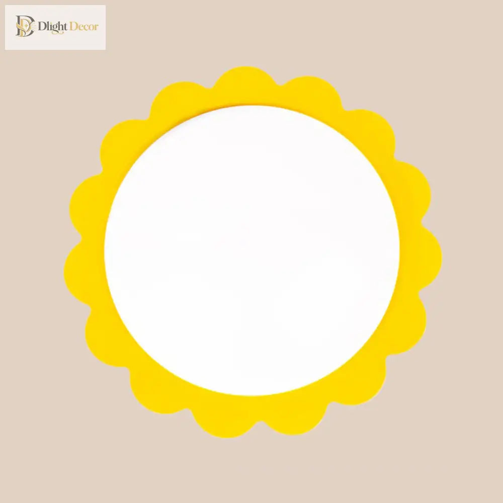 Blooming Beauty: Cartoon Flower Led Ceiling Light