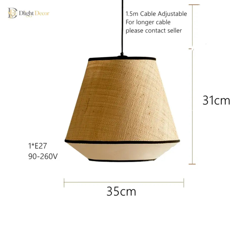 Bohemia Wabi Sabi Handmade Rattan Pendant Lamps - A New Design For Versatile Spaces Lights