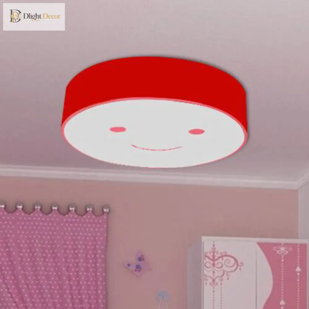 Brighten Your Child’s Day With The Happy Face Led Nursery Ceiling Light! Light Fixtures