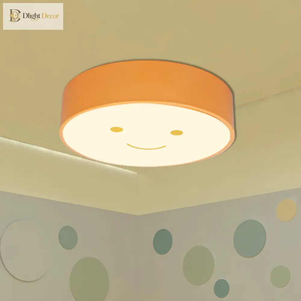 Brighten Your Child’s Day With The Happy Face Led Nursery Ceiling Light! Light Fixtures