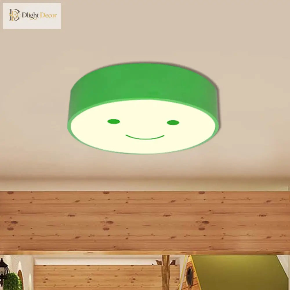 Brighten Your Child’s Day With The Happy Face Led Nursery Ceiling Light! Light Fixtures