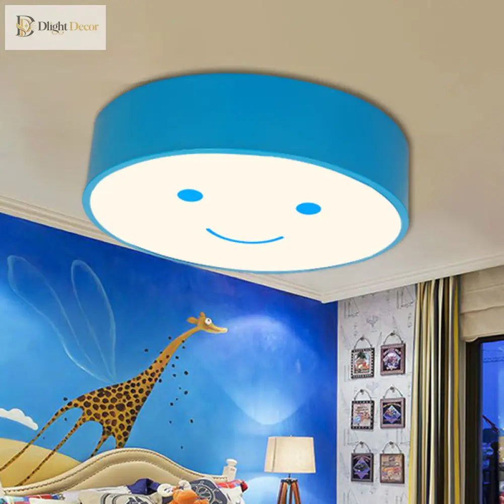 Brighten Your Child’s Day With The Happy Face Led Nursery Ceiling Light! Light Fixtures