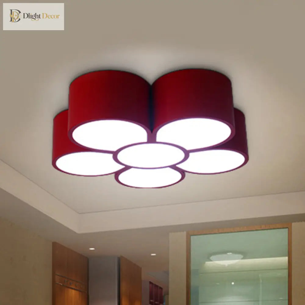 Brighten Young Minds With The Floral Kindergarten Led Ceiling Light
