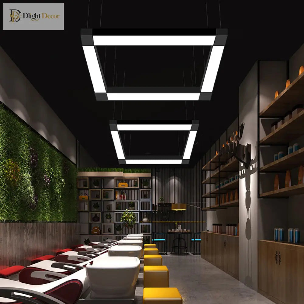 Brinley Modern Linear Chandelier: Brighten Your Conference Room In Style Pendant Lighting