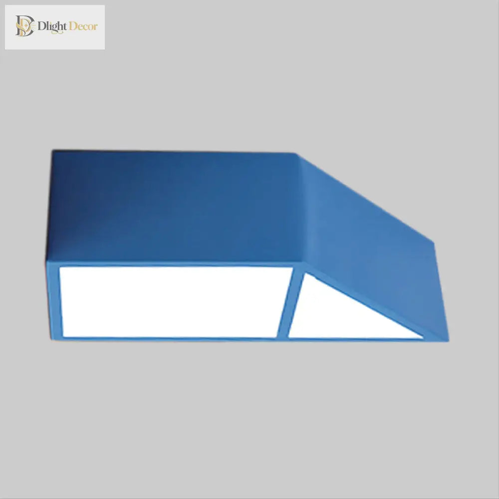 Brooke Playful Trapezoid Ceiling Lamp: Brighten Your Child’s Room With Fun Colors Light Fixtures