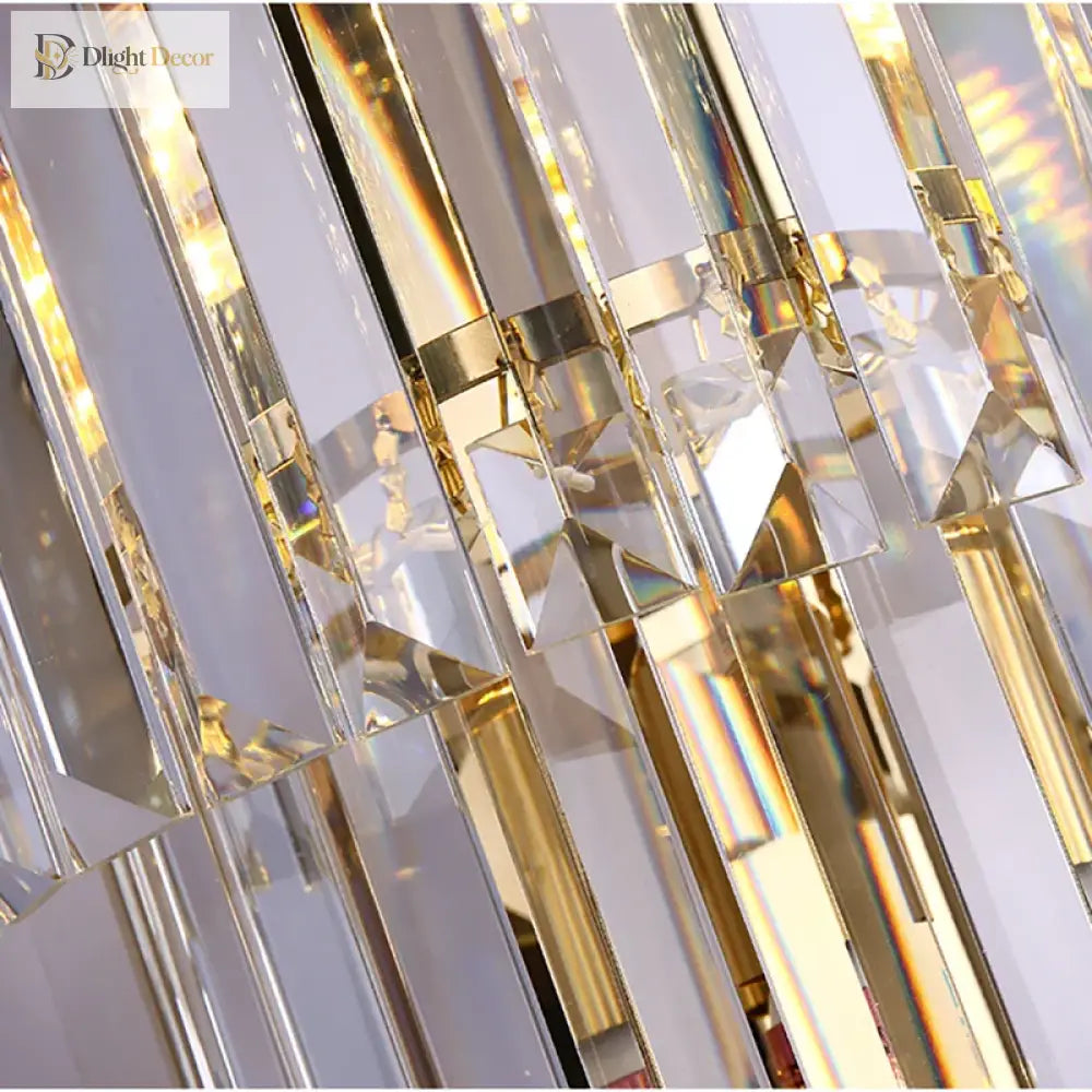 Brooklyn Hotel Lobby Crystal Wall Lamp - Luxurious Lighting For Elegance And Style Wall Lamp