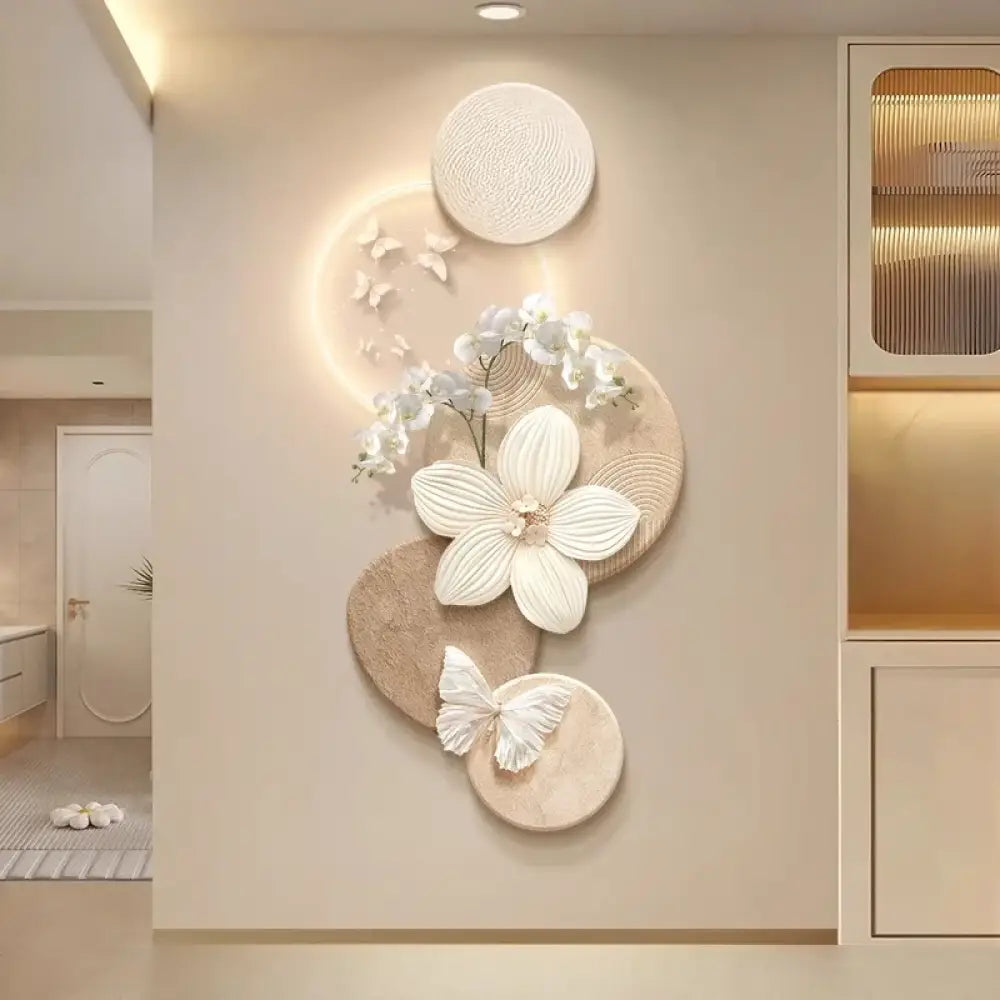 Dlight Decor Butterfly Mural Light for Entrance Walls Wall Art