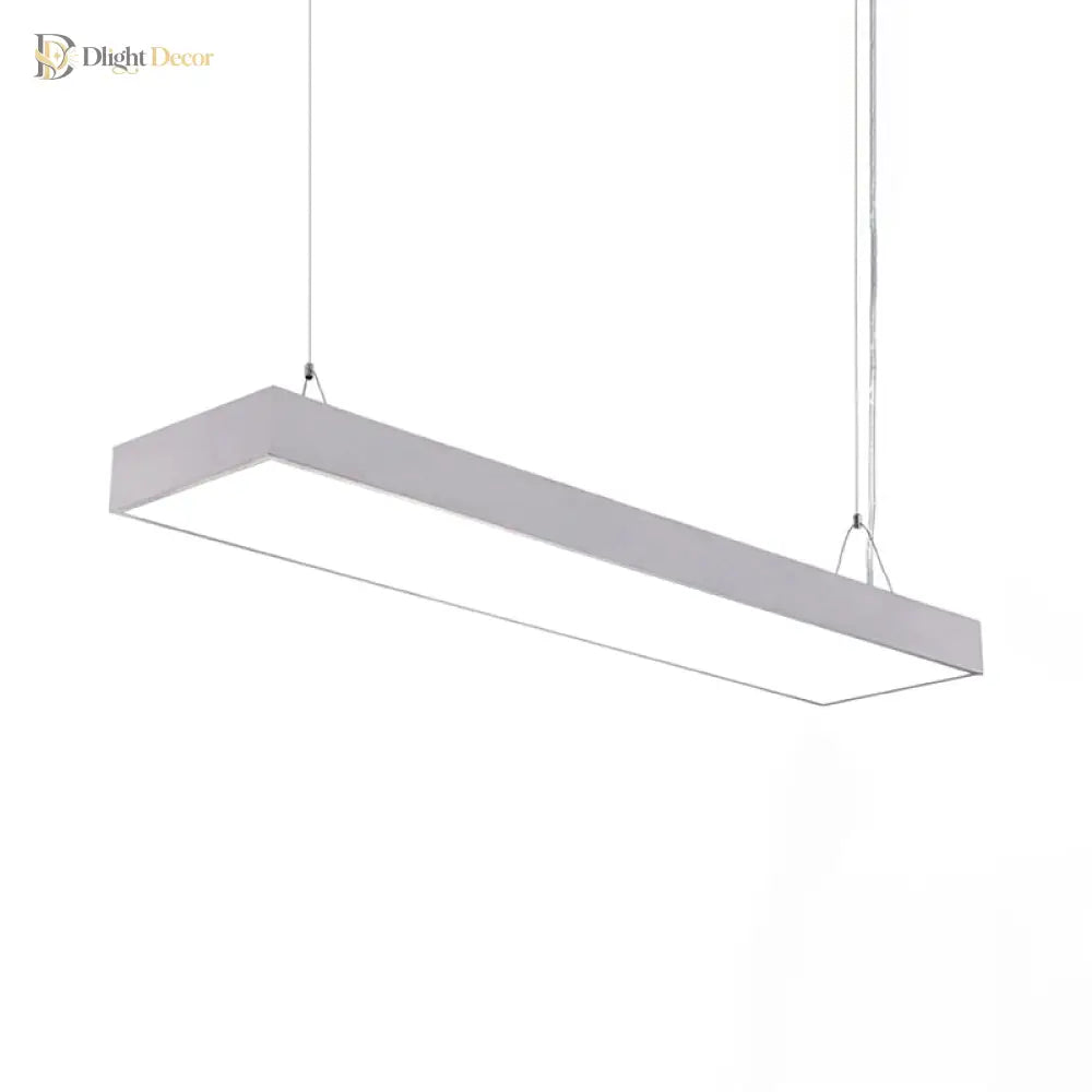 Callie Modern Pendant - Sleek Rectangular Led Light With Adjustable Length