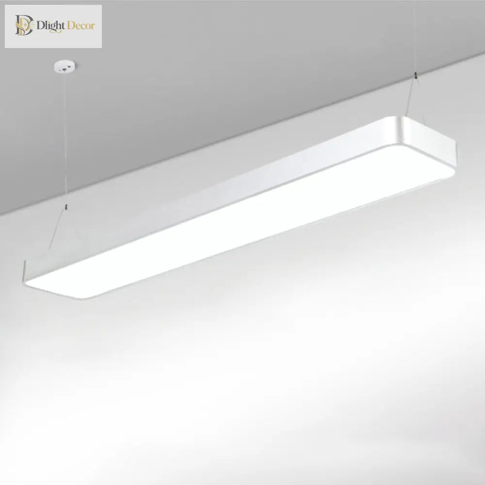 Callie Modern Pendant - Sleek Rectangular Led Light With Adjustable Length