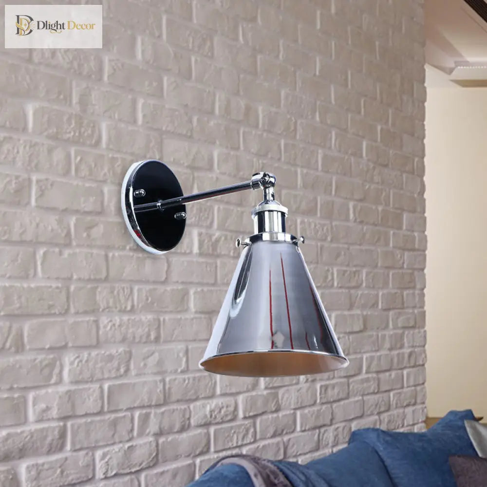 Captivate Your Living Room With Industrial Flair: The Conical Wall Mount Light Wall Light
