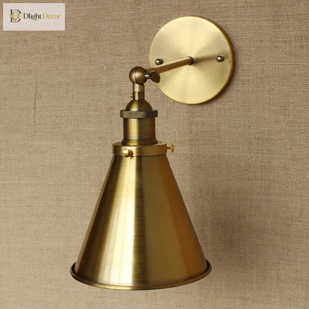 Captivate Your Living Room With Industrial Flair: The Conical Wall Mount Light Wall Light