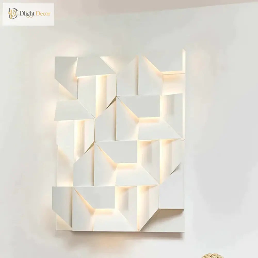 Caroline’s Geometric Art Wall Lamp - Creative Indoor Lighting For Home Decor Wall Lamp