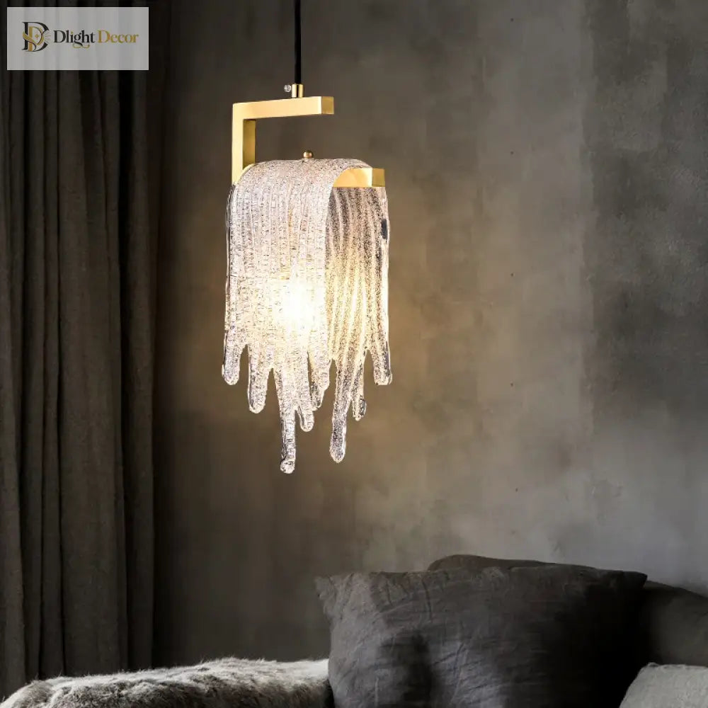 Elegant Postmodern Copper Chandelier - Ideal For Creative Bedroom Bedside Corridor And Restaurant