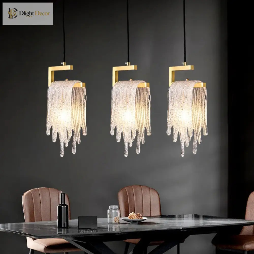 Elegant Postmodern Copper Chandelier - Ideal For Creative Bedroom Bedside Corridor And Restaurant