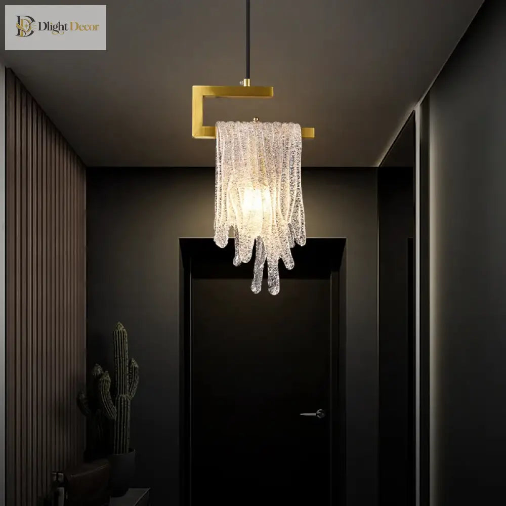 Elegant Postmodern Copper Chandelier - Ideal For Creative Bedroom Bedside Corridor And Restaurant
