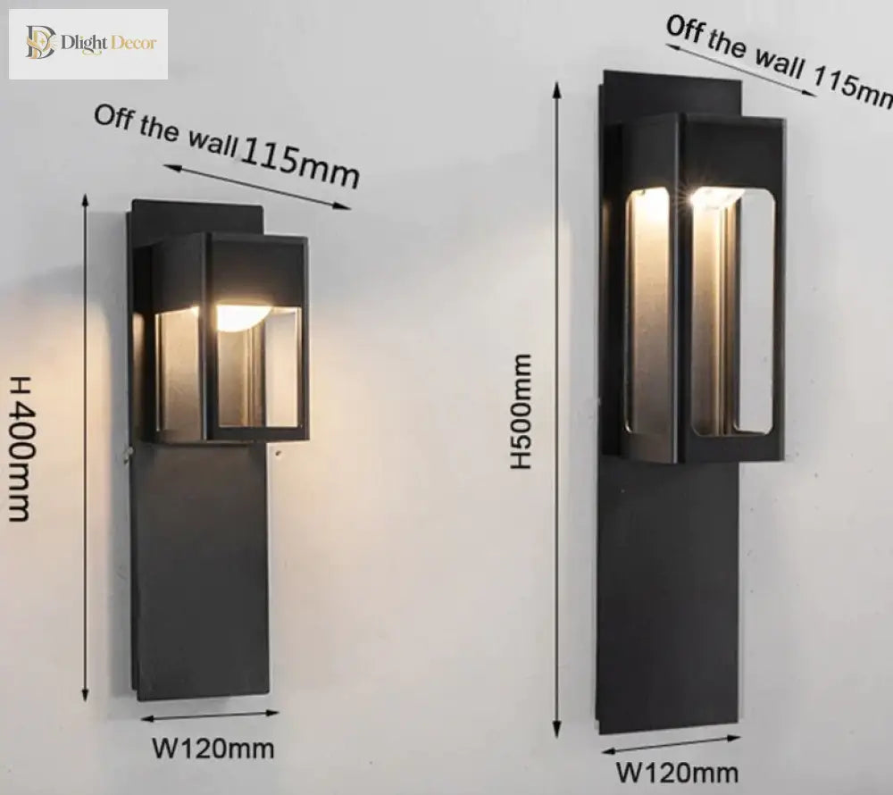 Charlotte’s Ip67 Waterproof Outdoor Led Wall Light With Motion Sensor - Stylish Garden And Porch