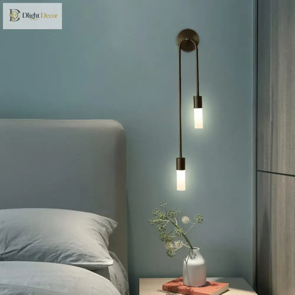Chic Modern Led Wall Light - Gold Indoor Decor Ideal For Vanity Living Room Kitchen Bedroom And