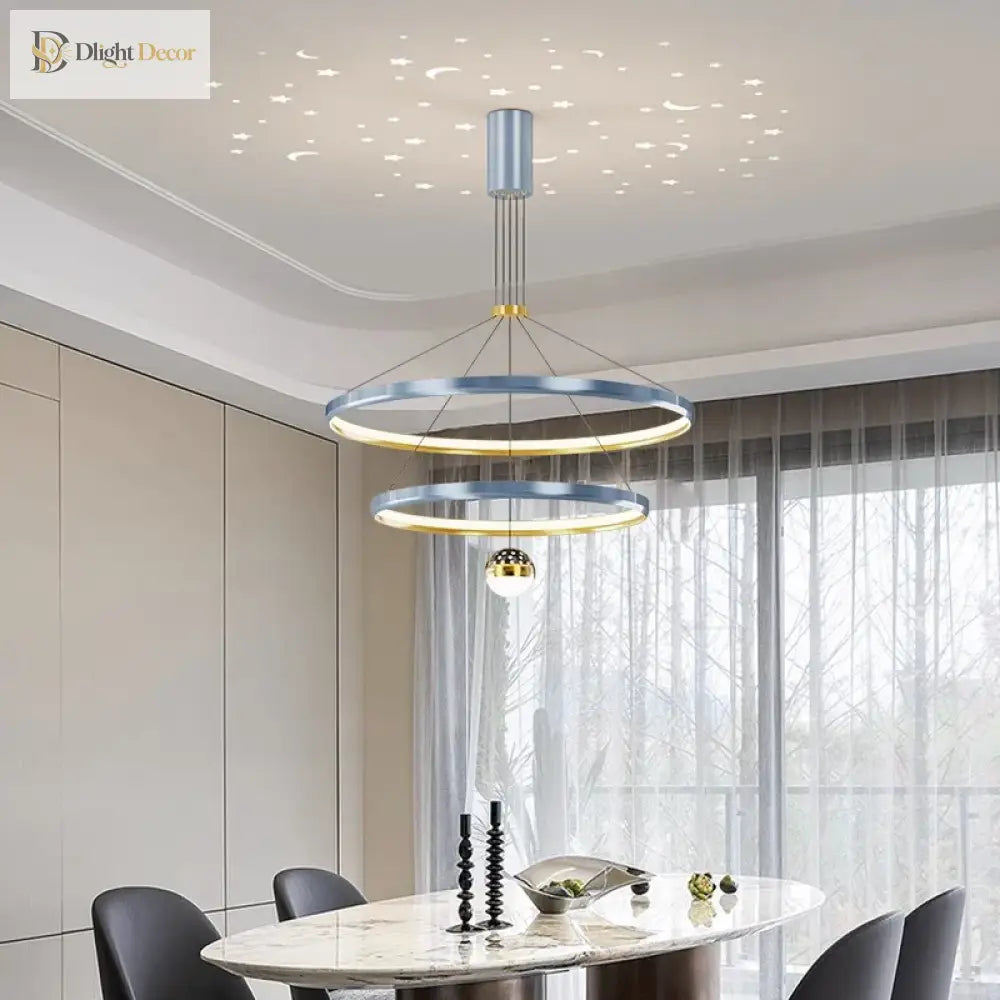 Chic Nordic Dining Room Chandelier - Stylish Ceiling Lamp For Indoor Lighting Pendant Light