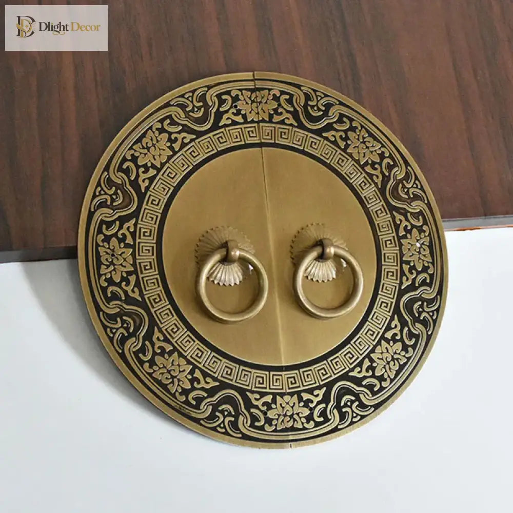 Chinese Antique Brass Cabinet Handles – Retro Door Pulls for Wardrobes Bookcases and Shoe Cabinets (110mm-240mm) Handles