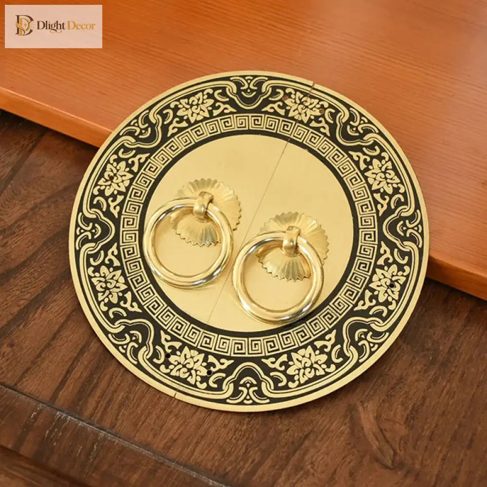 Chinese Antique Brass Cabinet Handles – Retro Door Pulls for Wardrobes Bookcases and Shoe Cabinets (110mm-240mm) Handles
