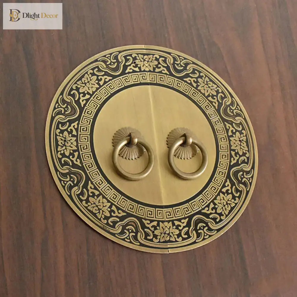 Chinese Antique Brass Cabinet Handles – Retro Door Pulls for Wardrobes Bookcases and Shoe Cabinets (110mm-240mm) Handles