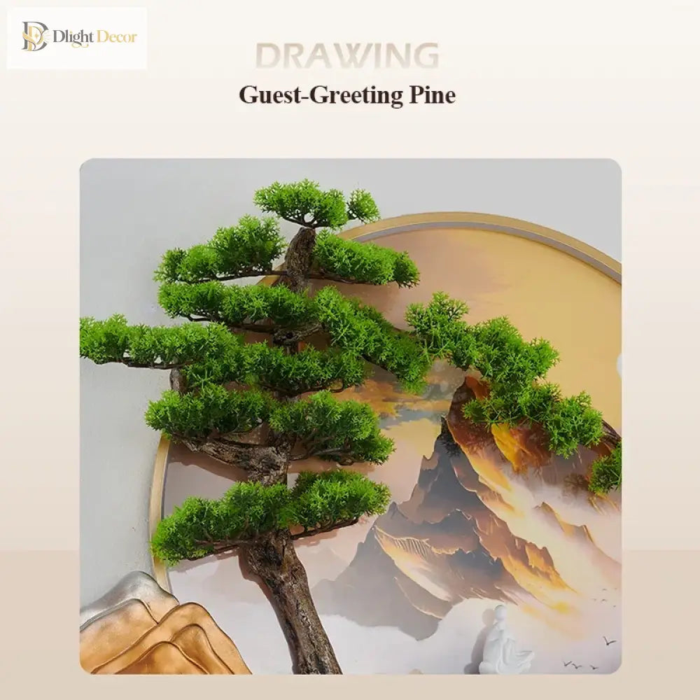 Dlight Decor Chinese Landscape LED Wall Glow Wall Art
