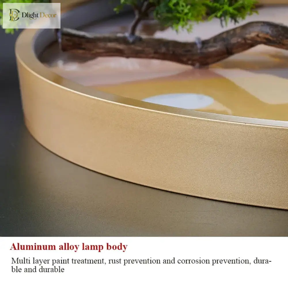 Dlight Decor Chinese Landscape LED Wall Glow Wall Art