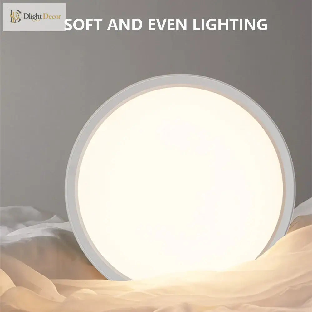 Circular Ultra - Thin Led Ceiling Lamp - Ideal For Bedroom Balcony Hallway Study And Bathroom Three