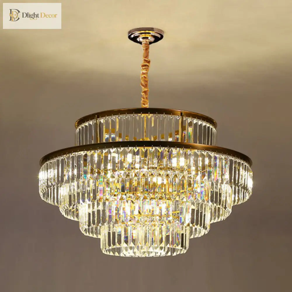 Claire’s Illuminating Crystal Pendant: Modern Elegance For Your Living Room