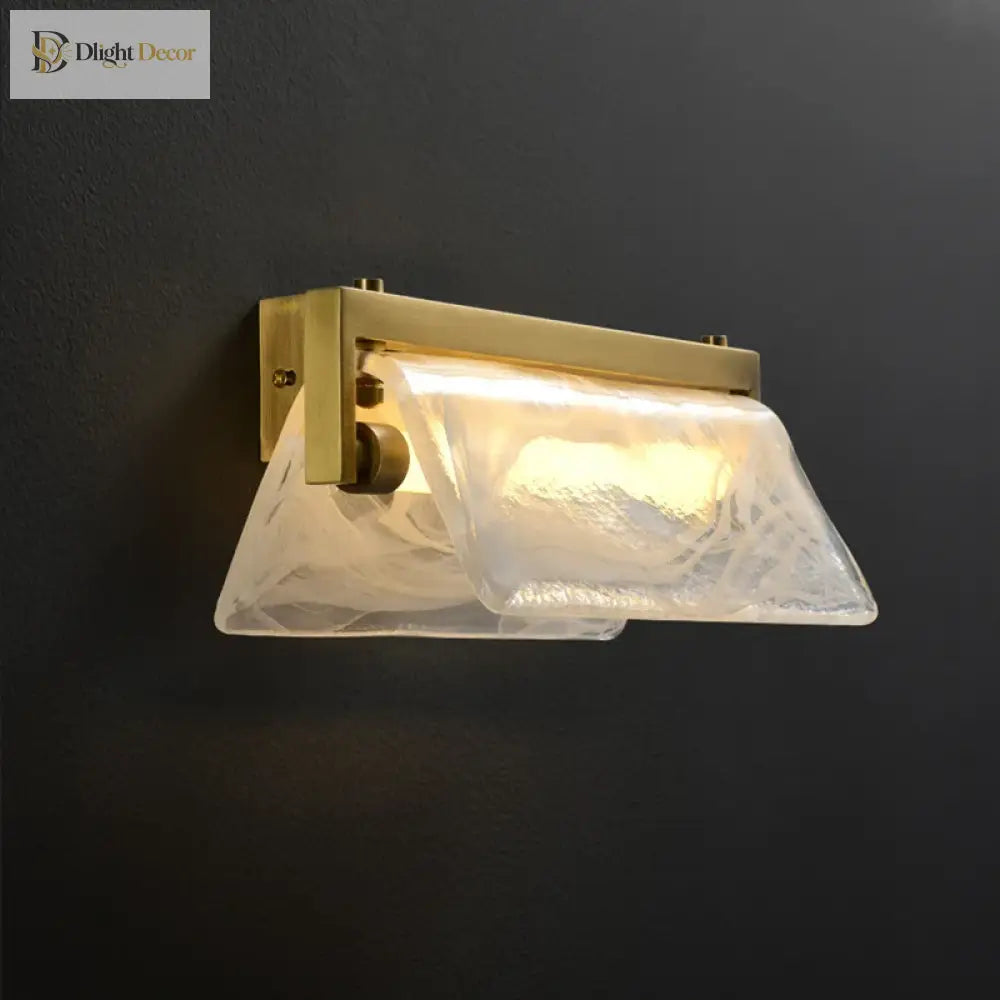 Cloud Mist Post - Modern Design Wall Lamp - Copper Luxury Lighting For Living Rooms Bedrooms And Tv