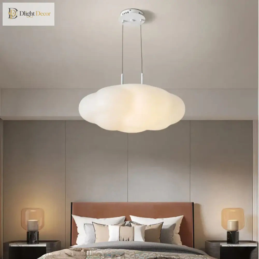 Clouds Ceiling Light - Perfect For Dining Room Children’s Bedroom Hall White Led Chandelier