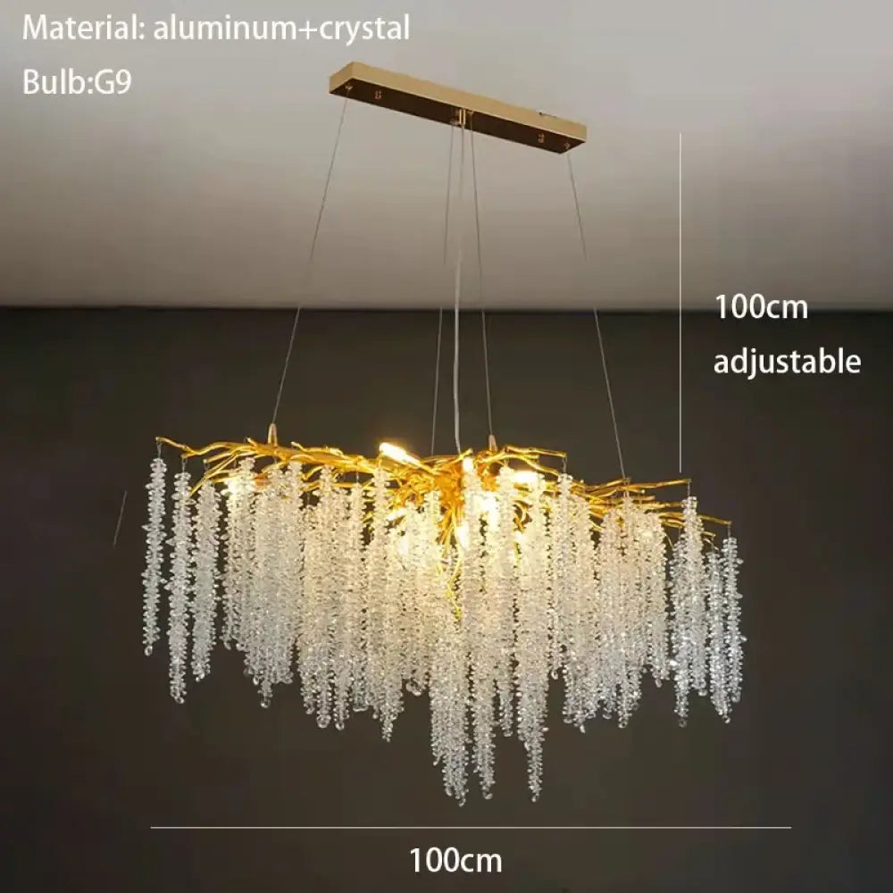 Crystal Cherry Blossom Branch Wall Light – configuration option 10