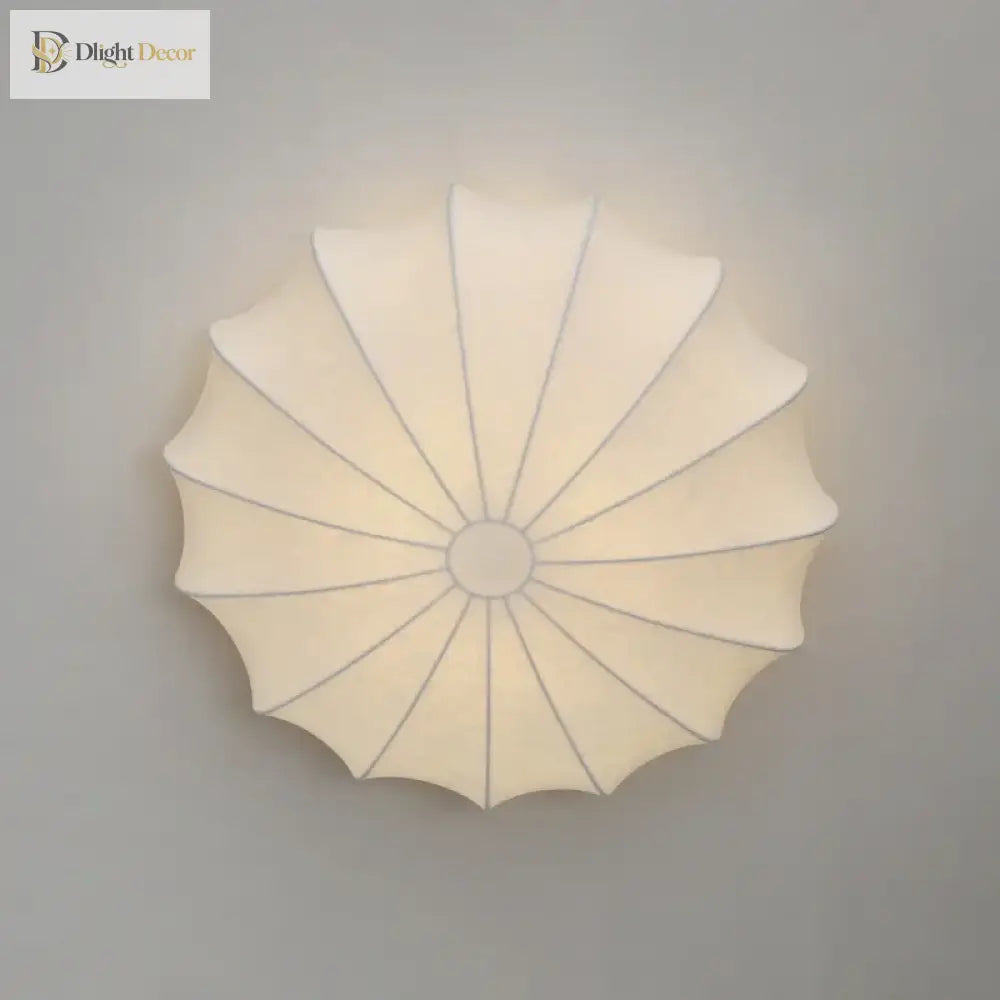 Danish Design Led Ceiling Light - Creative Fabric Chandelier For Elegant Home And Hospitality Decor