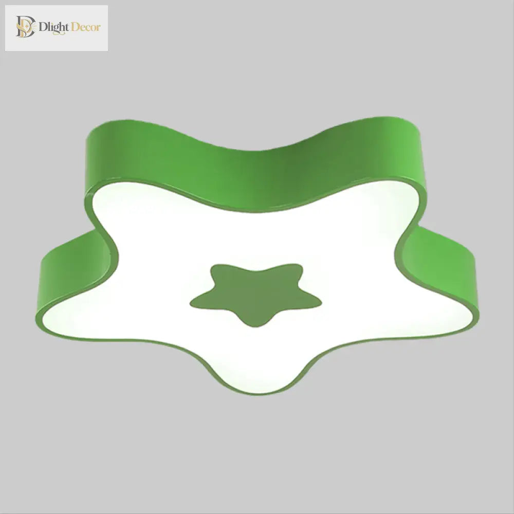 Daphne Modern Starry Night Led Ceiling Lamp (Red Yellow Green)